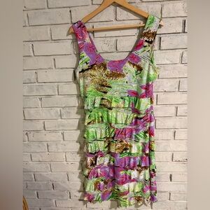 TANGO MANGO Collection size Medium. Sleeveless, ruffled midi dress EUC no flaws.